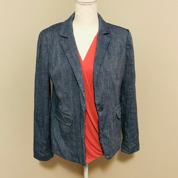 LOFT Jackets & Blazers - LOFT Chambray Blazer